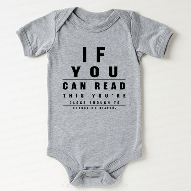 If You Can Read This Bodysuit For Baby 7