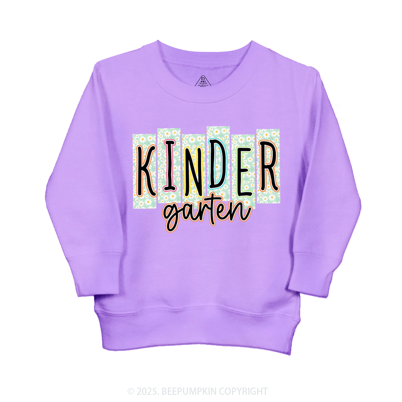 Personalized Floral School Days Kid's Sweatshirt