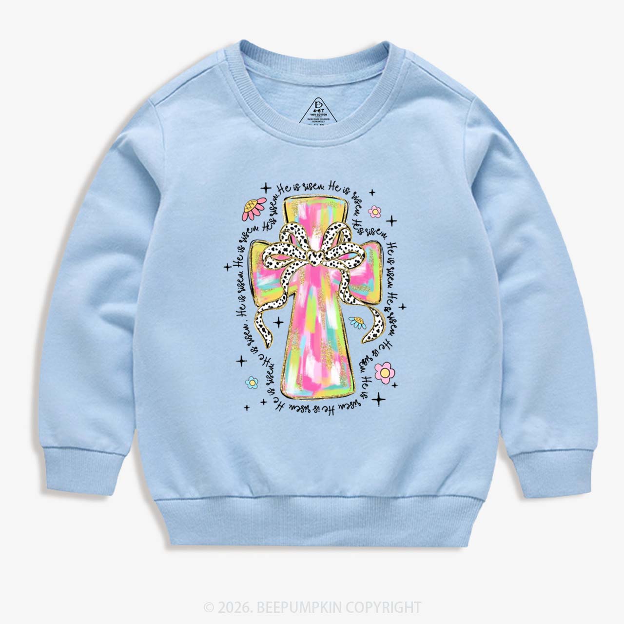 Pastel Easter Christian Kid's Sweatshirt