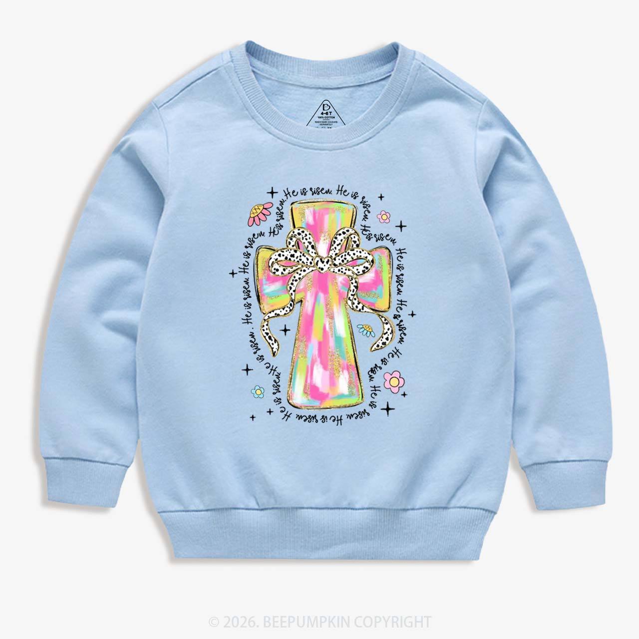 Pastel Easter Christian Kid's Sweatshirt