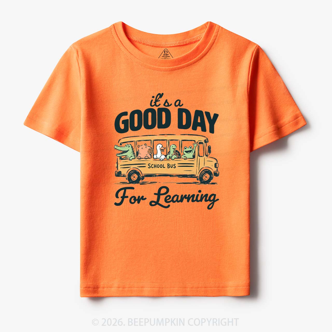 It's A Good Day For Learning Cute Animals Toddler&Kid's Tees