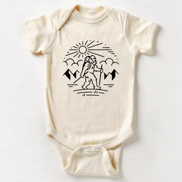 Bigfoot Hiking Bodysuit For Baby 