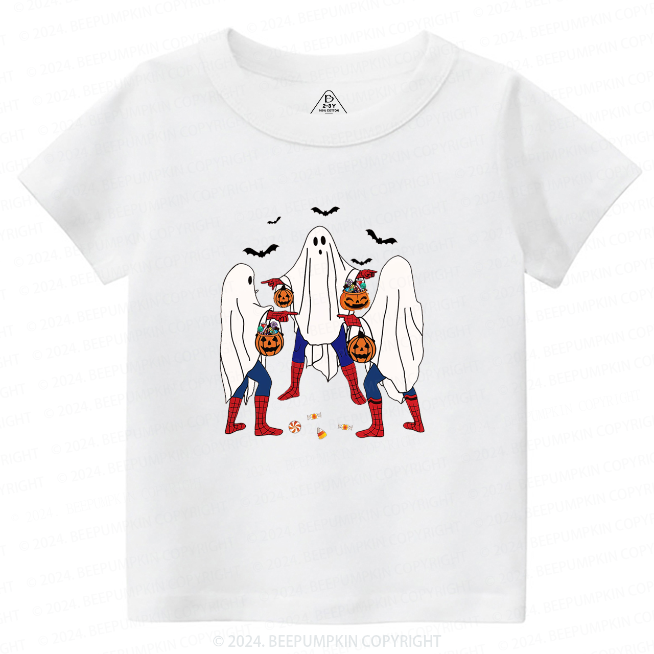Halloween Cute Goost Toddler&Kids Tees 