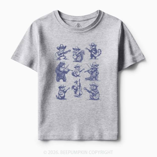Animal Musicians Toddler&Kid's Tees