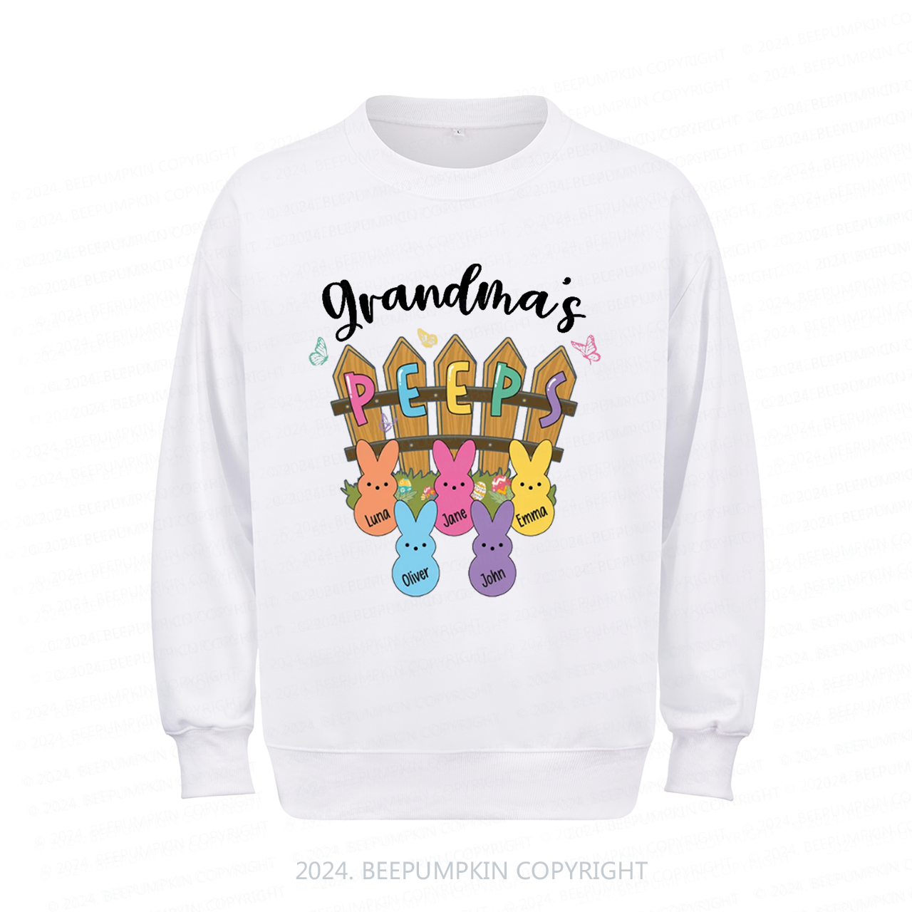 Personalized Granma's Peeps Sweatshirt