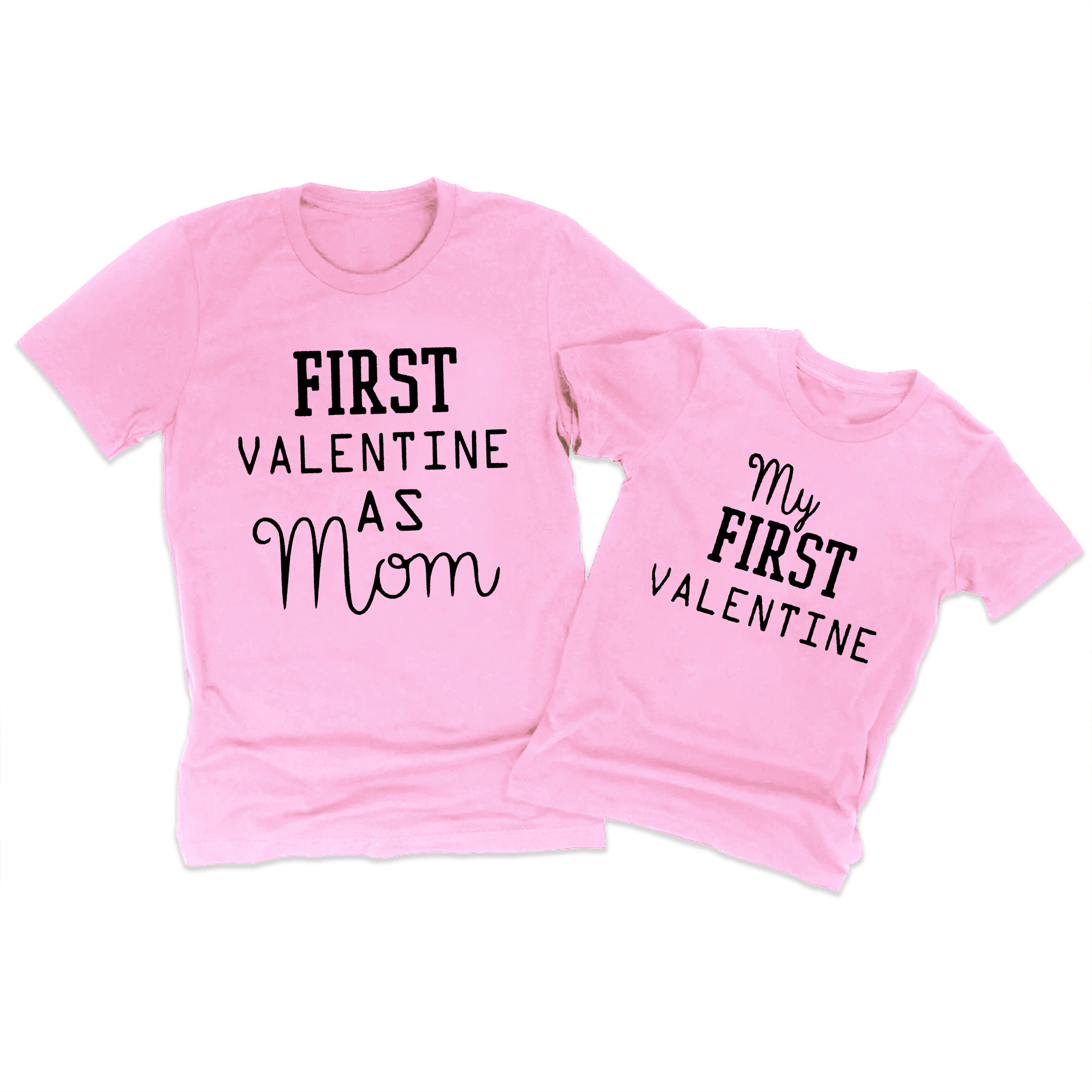 First Valentine As Family Matching Shirts