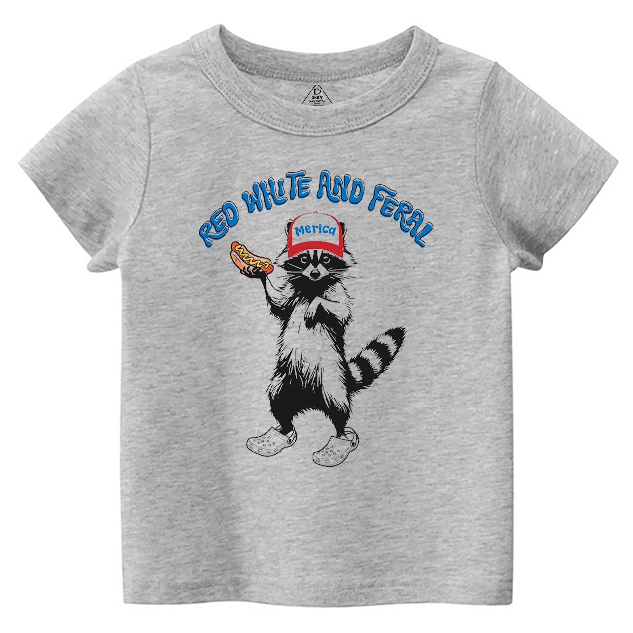 Red White And Feral Toddler&Kid's Tees Beepumpkin 
