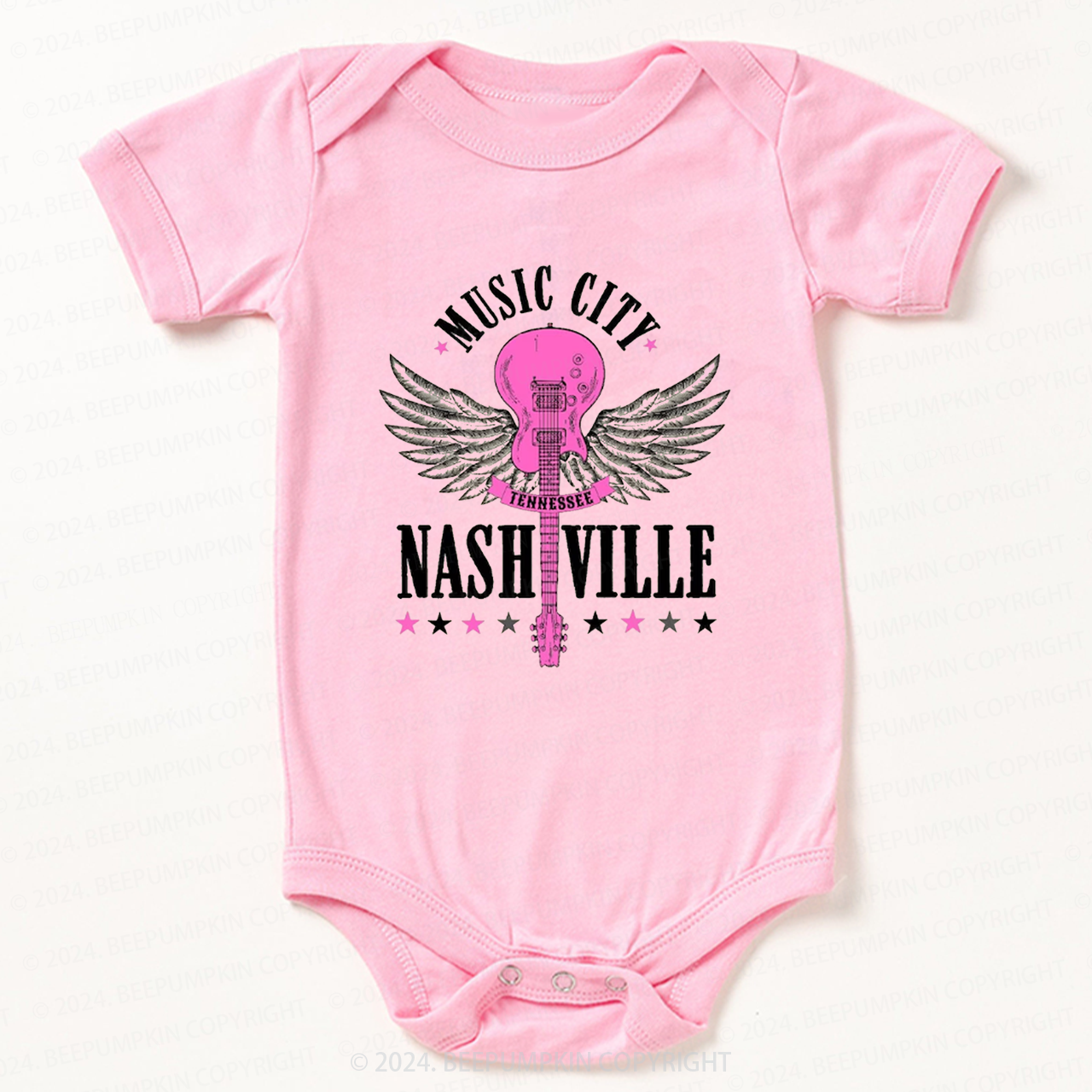 Music City Nashville Bodysuit For Baby 8