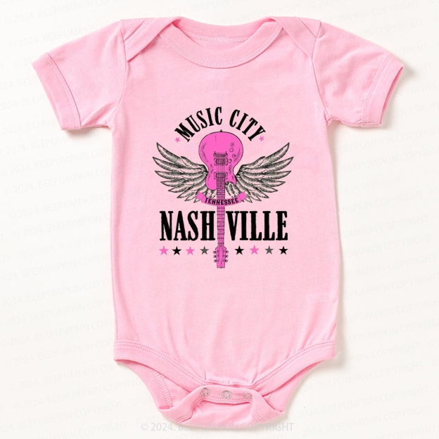 Music City Nashville Bodysuit For Baby 8