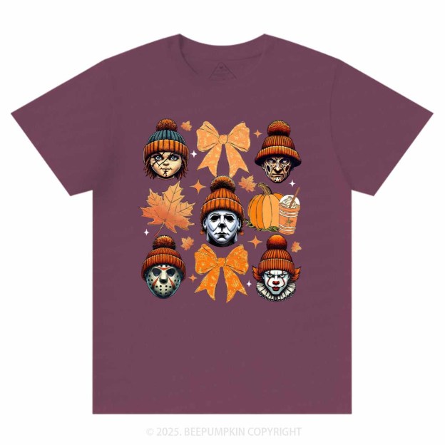 Fall Vibes Horror T-Shirts Beepumpkin 