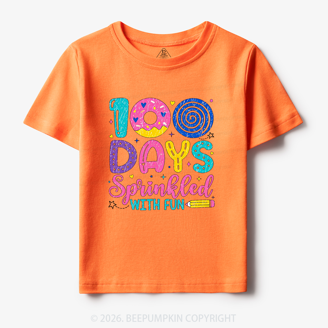 100 Days Sprinkled With Fun Toddler&Kid's Tees