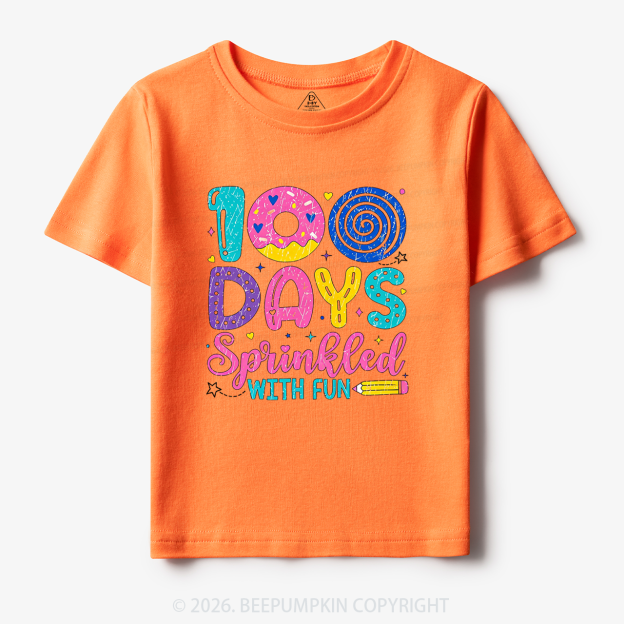 100 Days Sprinkled With Fun Toddler&Kid's Tees