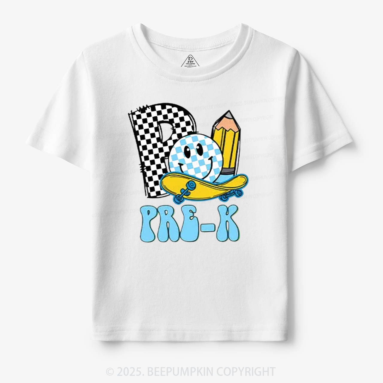 Personalized Pencil & Board Crew Toddler&Kid's Tees Beepumpkin