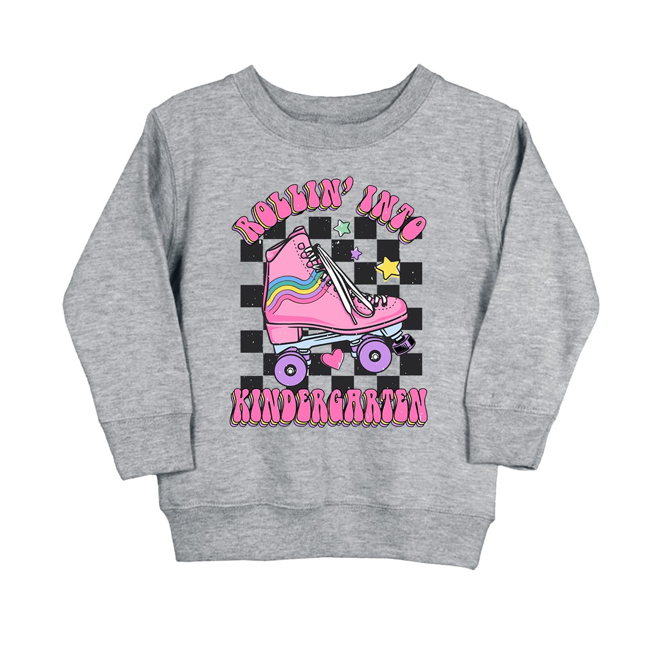 Rollin Into Kindergarten Back To School Kids Sweatshirt