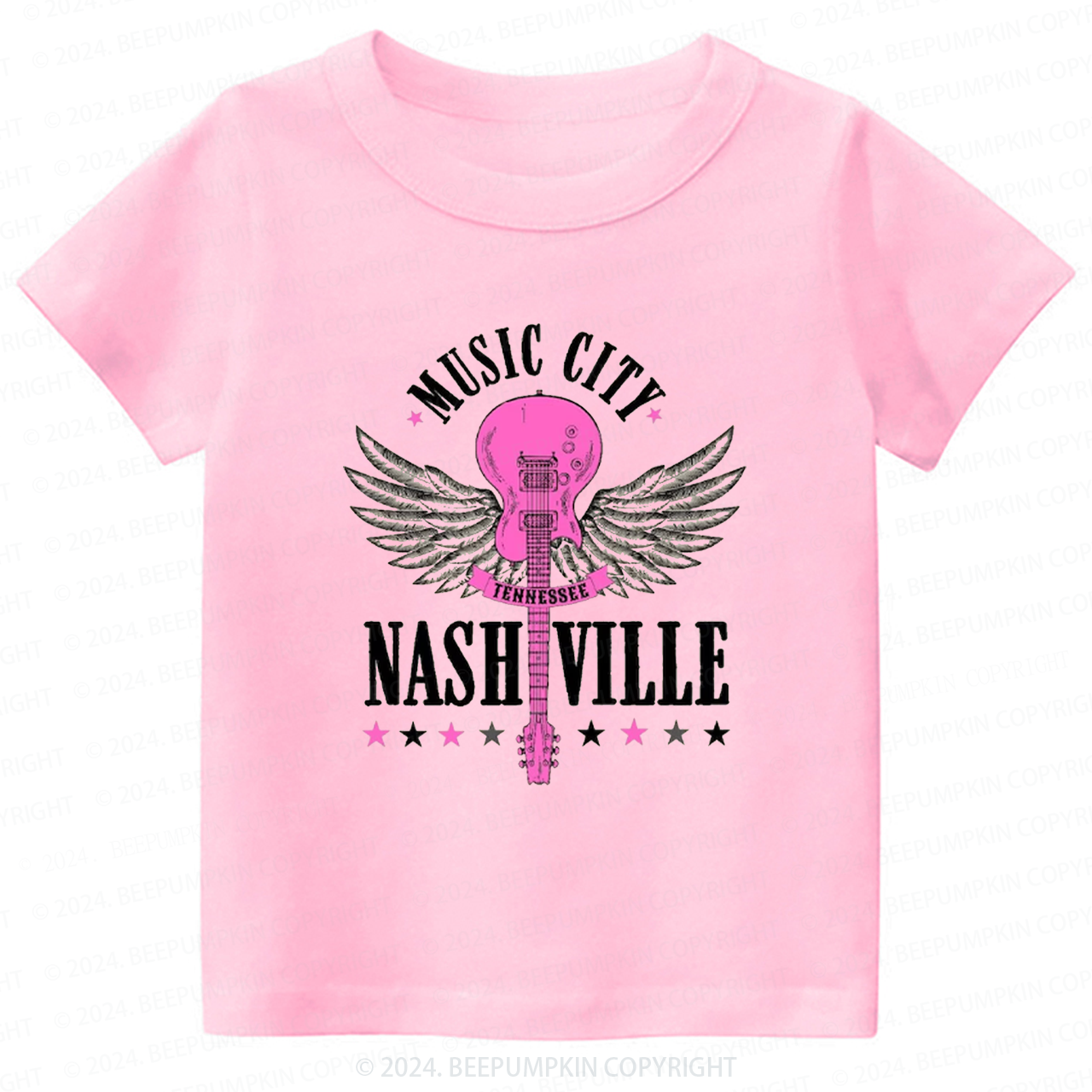 Music City Nashville Toddler&Kids Tees 8