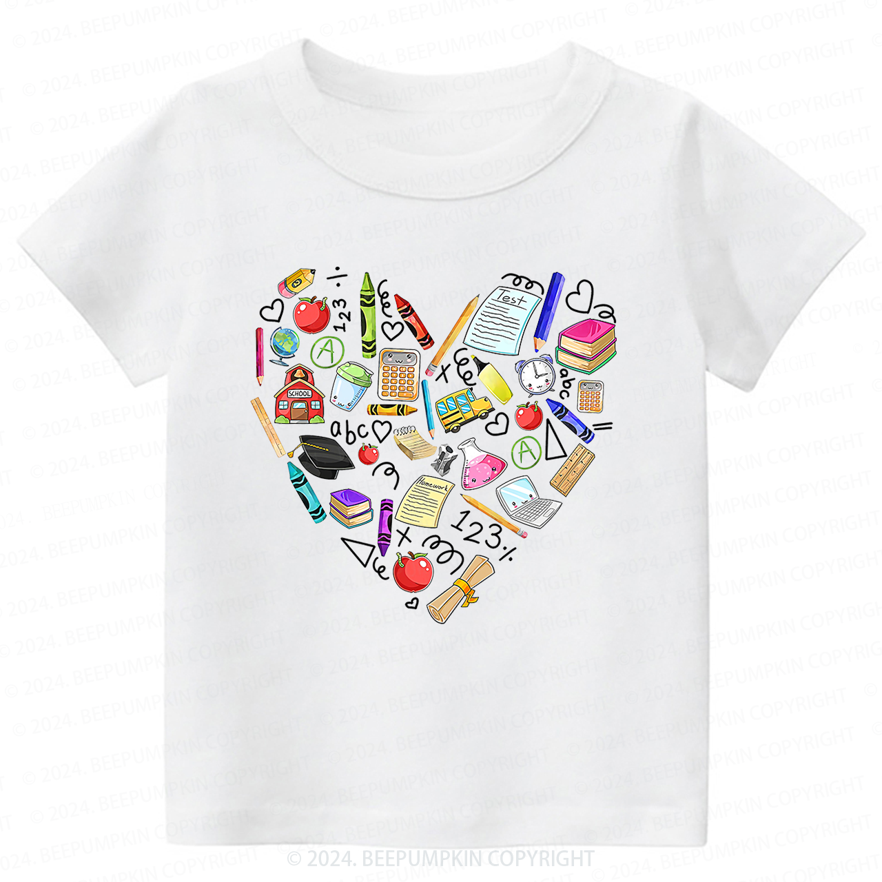 School Student Heart Back To School Shirt
