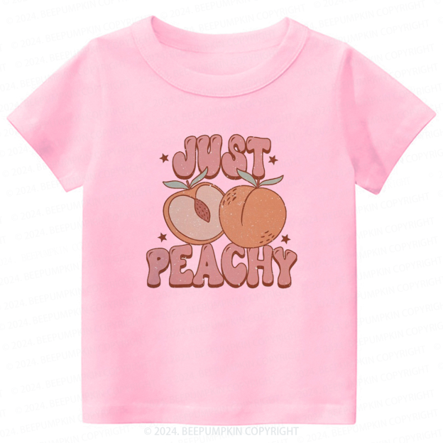 Just Peachy Summer Retro Toddler&Kids Tees 