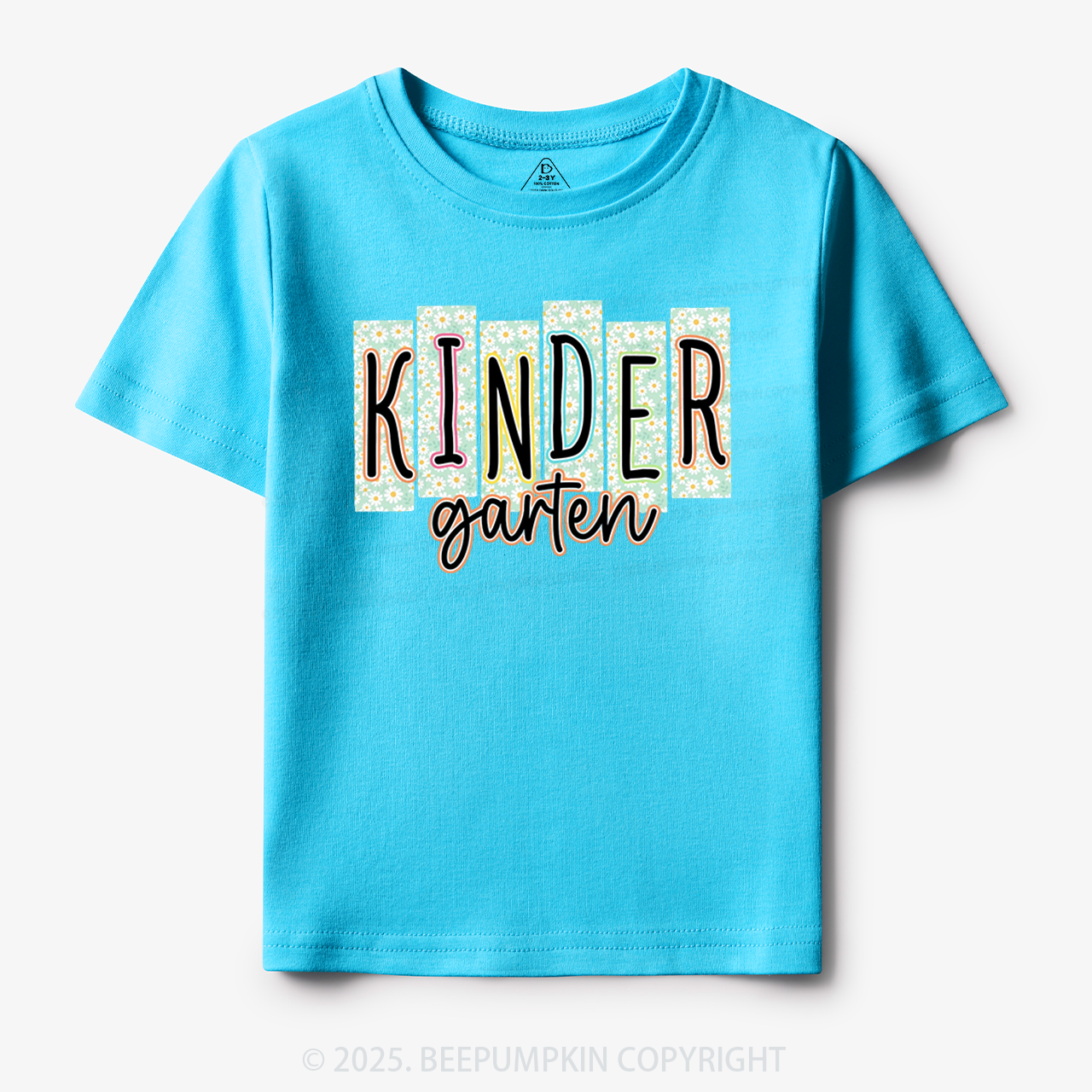 Personalized Floral School Days Toddler&Kid's Tees Beepumpkin