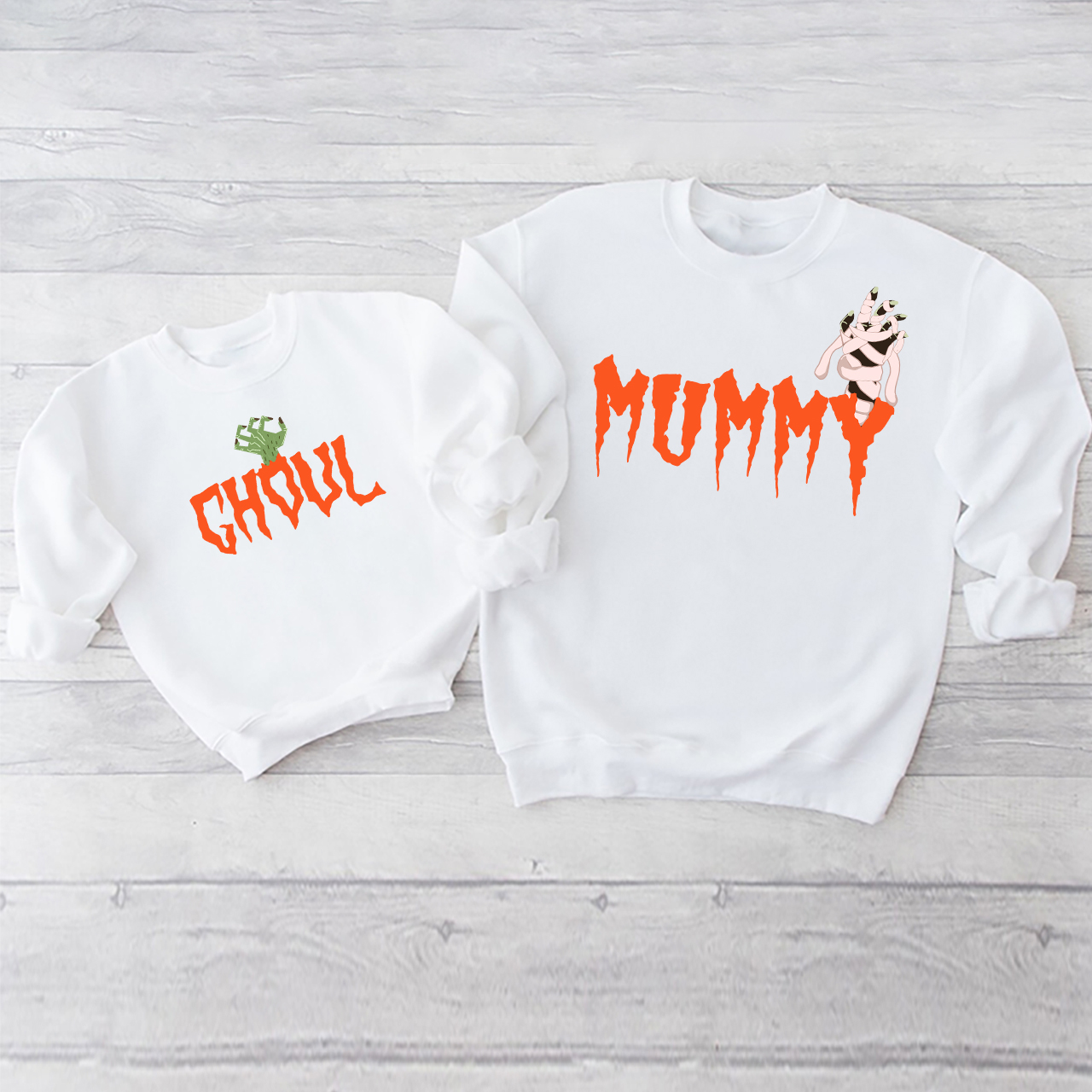 Funny Trick Or Treat Party Halloween Matching Sweatshirt