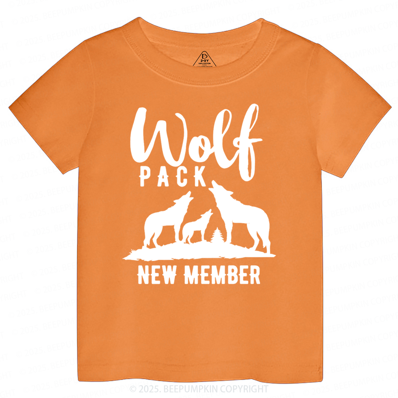 Wolf Pack New Member Toddler&Kid's Tees Beepumpkin