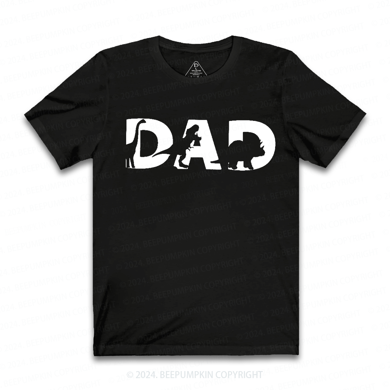 Dinosaur Dad Three Rex B-Day T-shirt