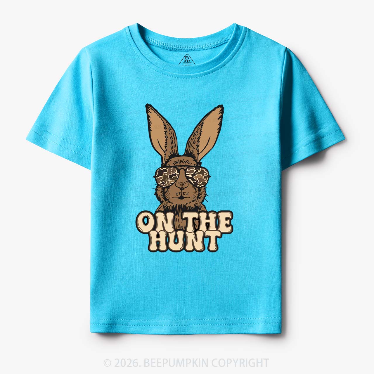 Camo Bunny On The Hunt Toddler&Kid's Tees
