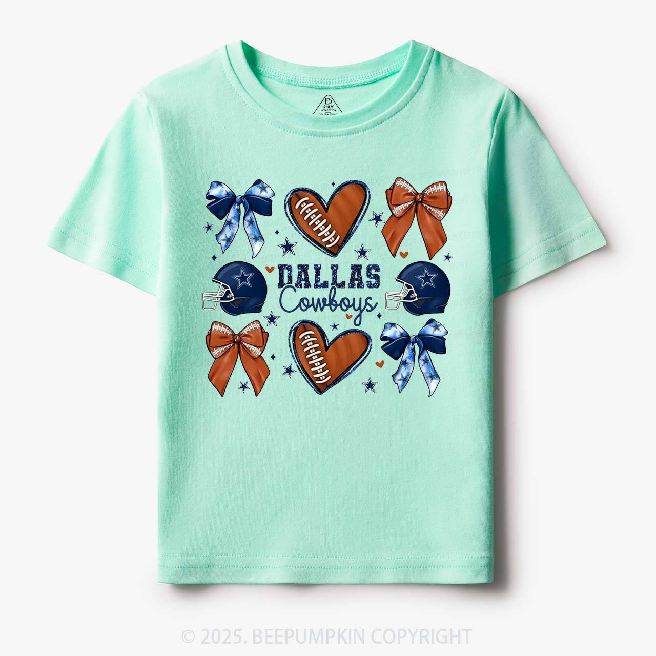 Blue Star Football Toddler&Kid's Tees Beepumpkin