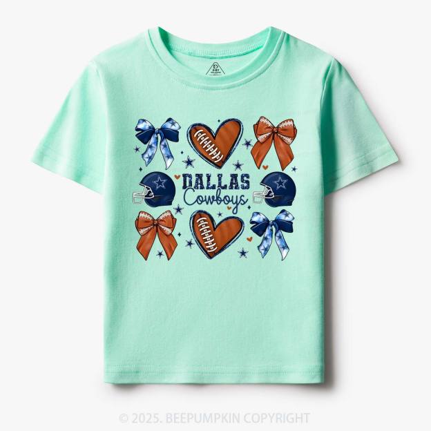 Blue Star Football Toddler&Kid's Tees Beepumpkin