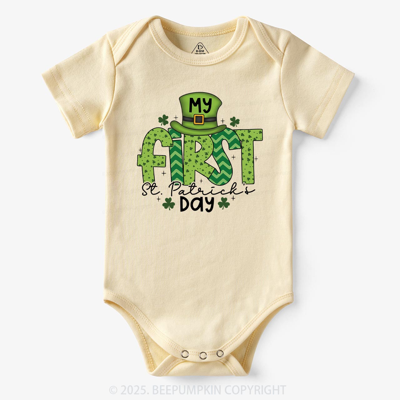 Baby’s First Luck St. Patrick's Day Bodysuit Beepumpkin