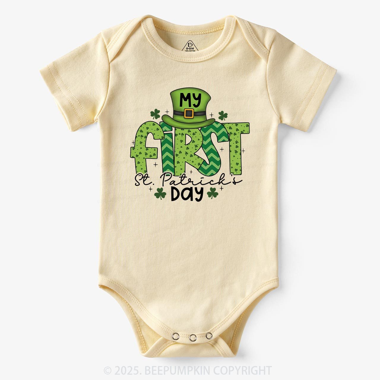 Baby’s First Luck St. Patrick's Day Bodysuit Beepumpkin