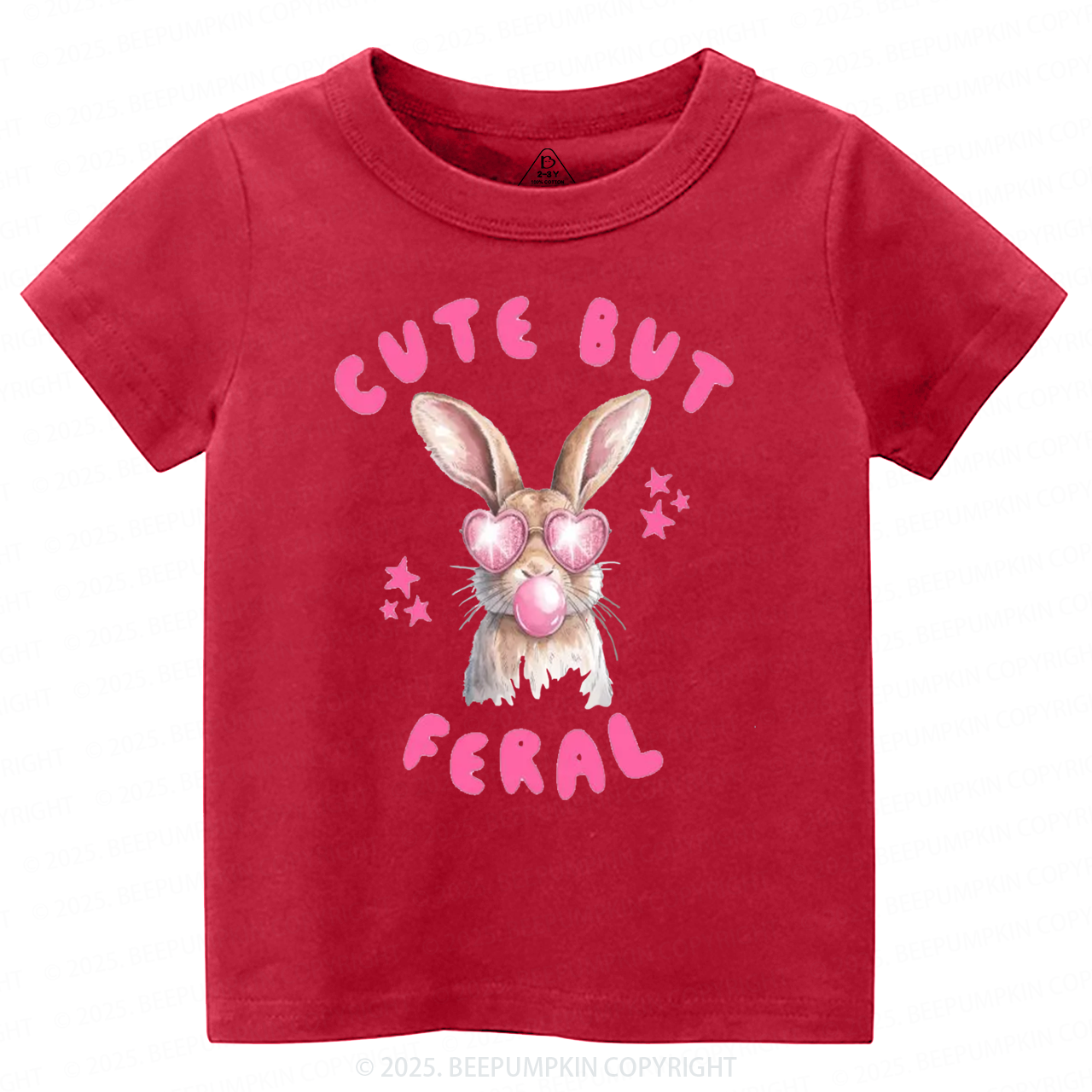 Cute But Feral Toddler&Kid's Tees Beepumpkin