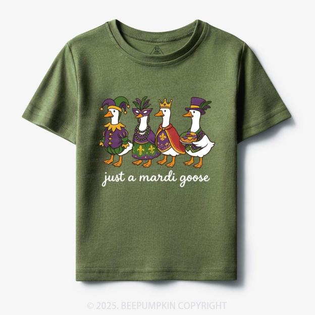 Just A Mardi Goose Toddler&Kid's Tees Beepumpkin
