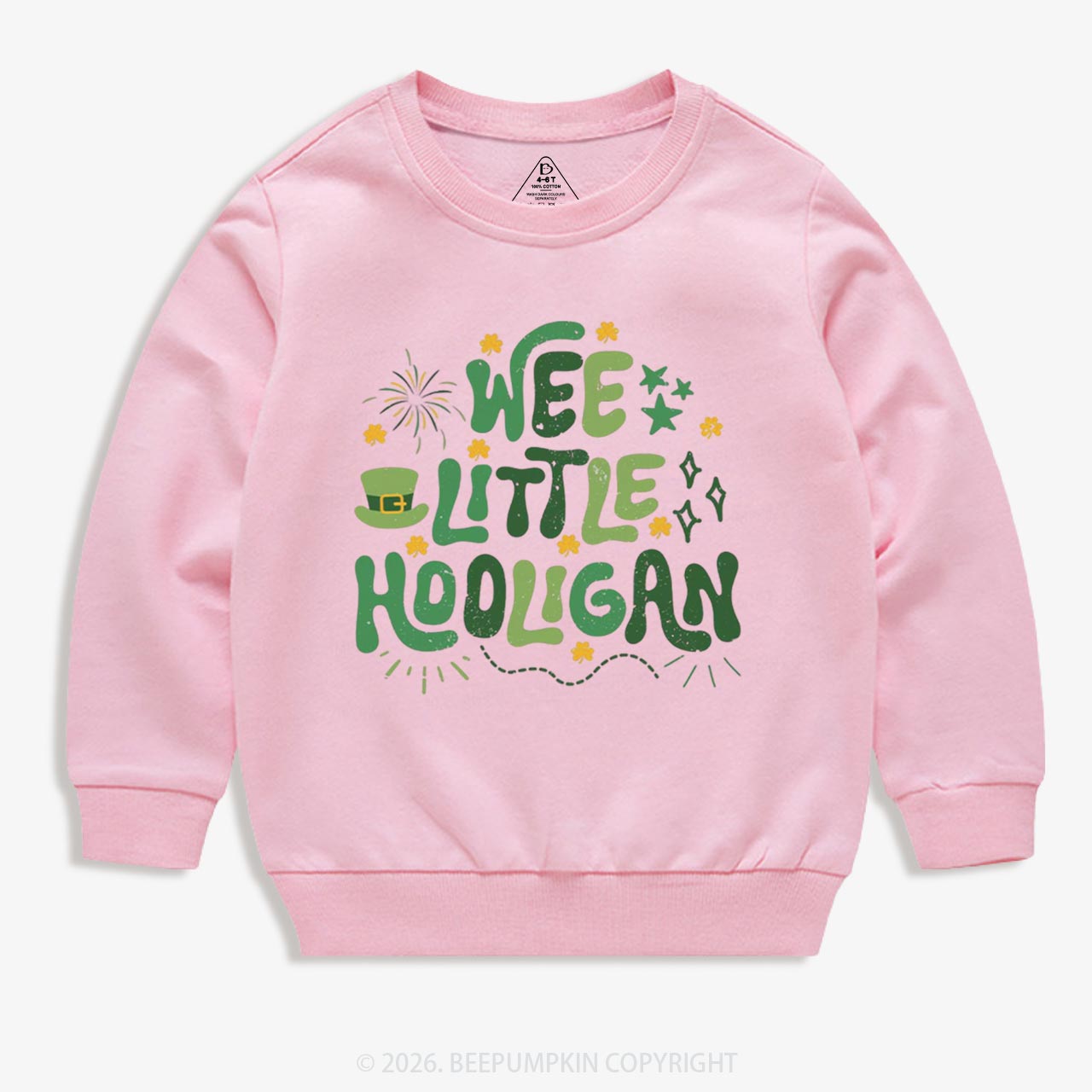 Wee Little Hooligan St. Patrick's Day Kid's Sweatshirt