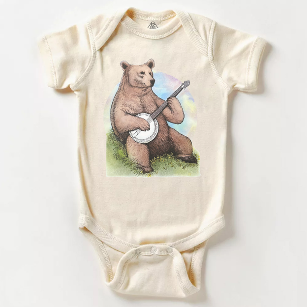 Bluegrass Banjo Bear Bodysuit Beepumpkin