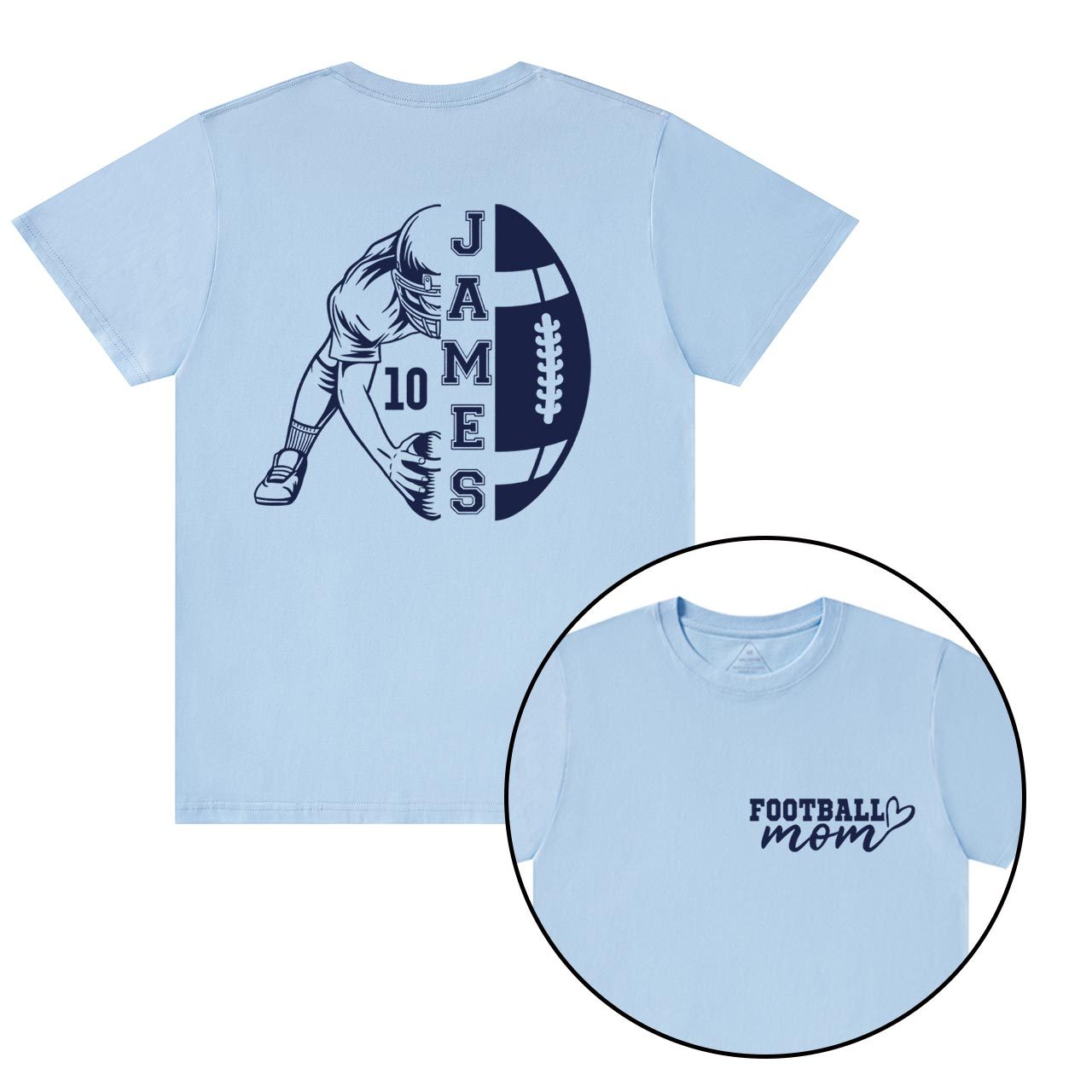 Personalized Cheer Gameday Mama T-Shirts Beepumpkin