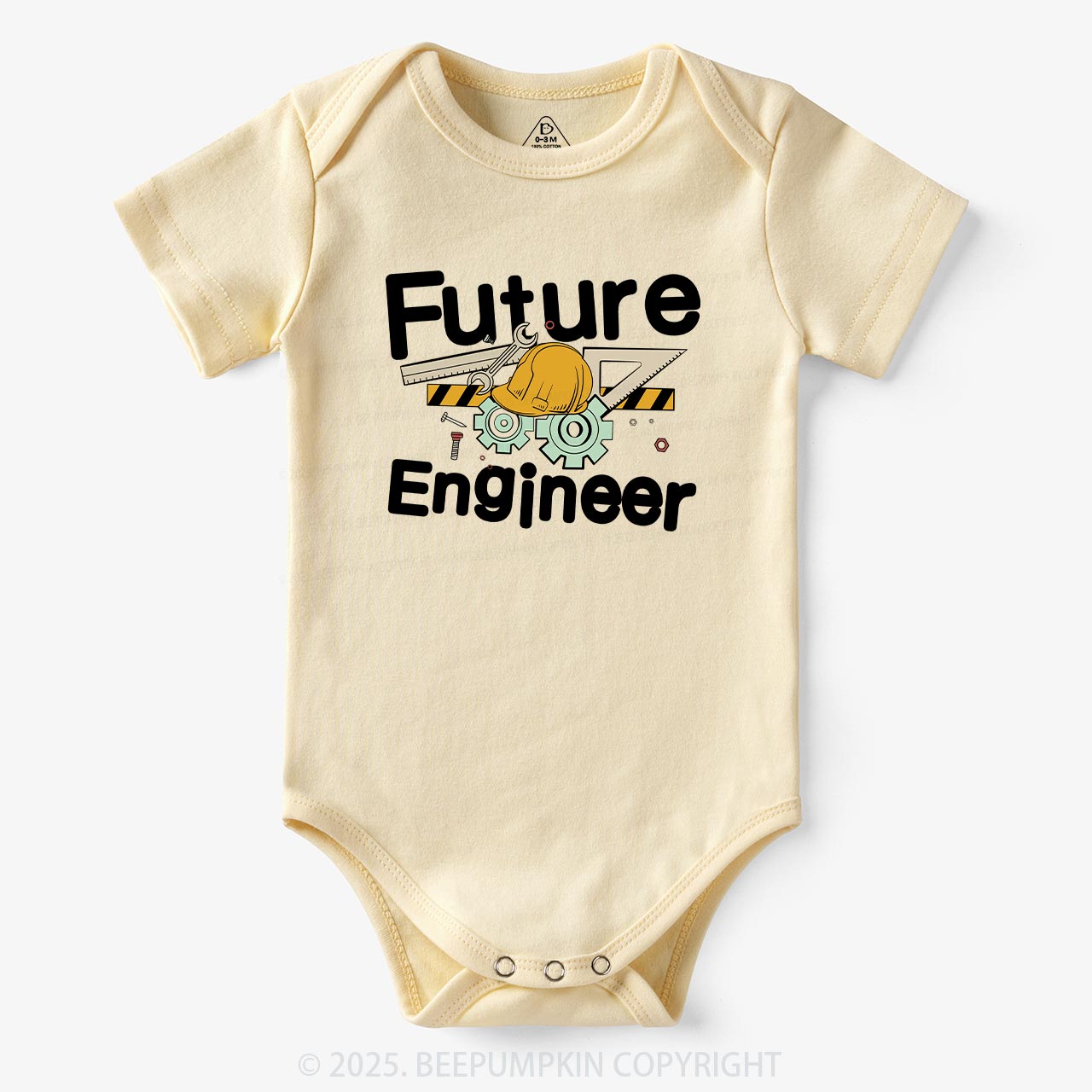 Mechanical Future Engineer Bodysuit For Baby