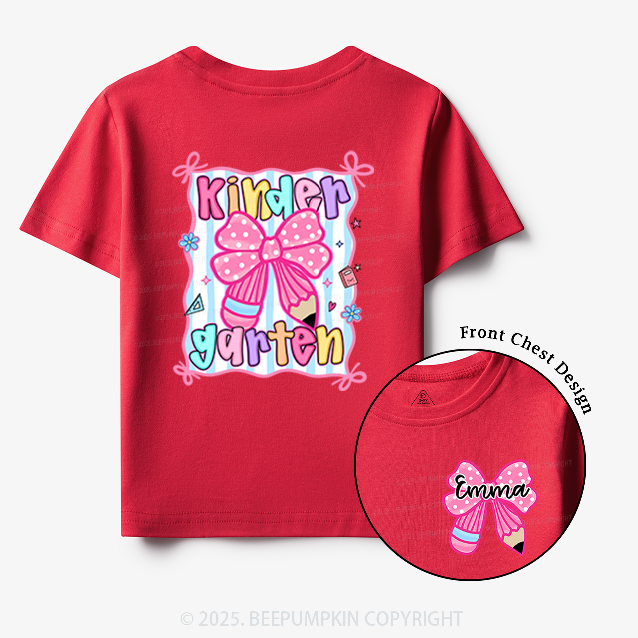 Personalized Playful Days Toddler&Kid's Tees Beepumpkin