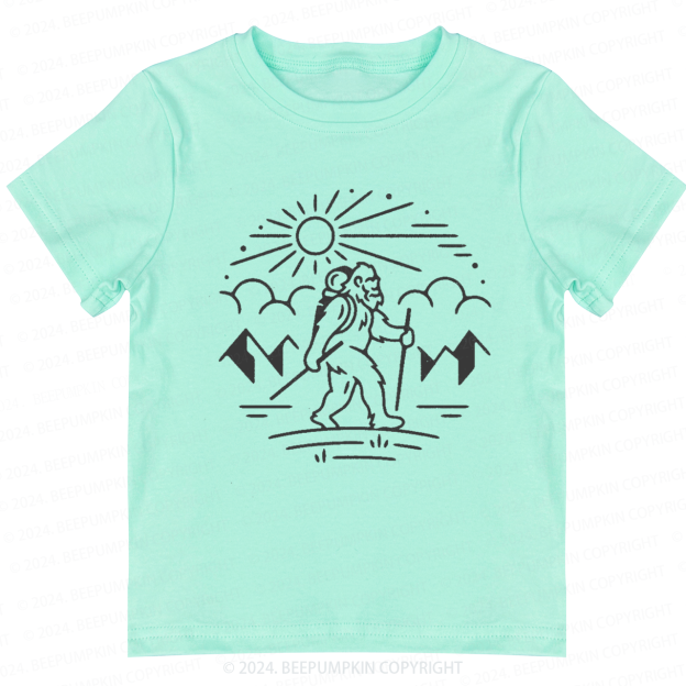 Bigfoot Hiking Toddler&Kids Tees 