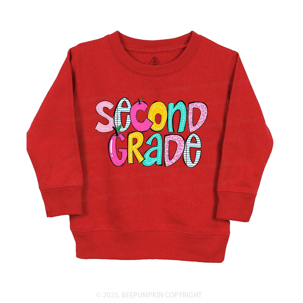 Personalized Colorful Grades Kid's Sweatshirt