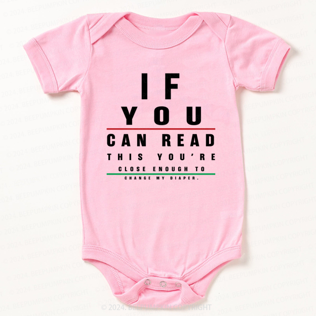 If You Can Read This Bodysuit For Baby 7