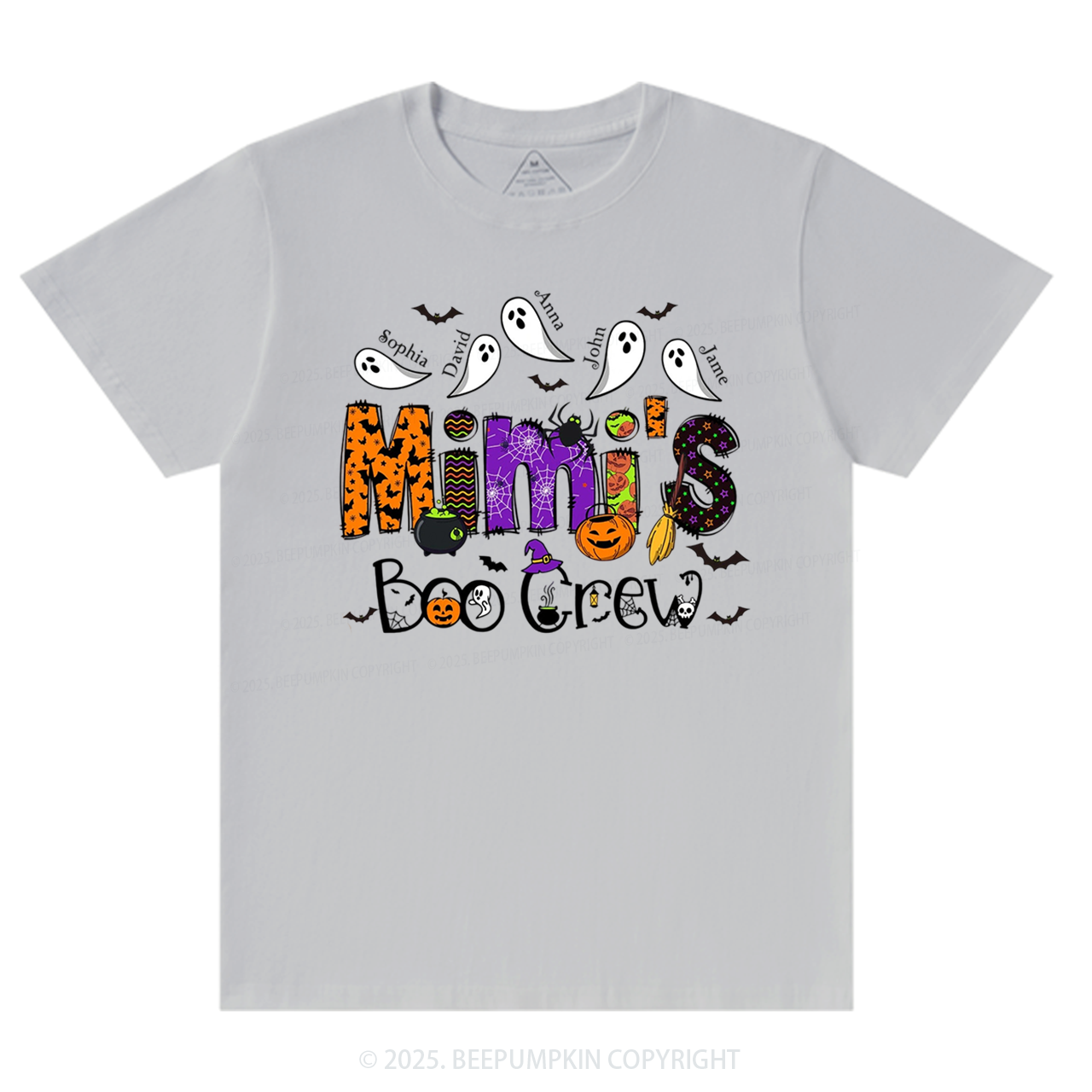 Personalized Mimi's Boo Crew T-Shirts Beepumpkin