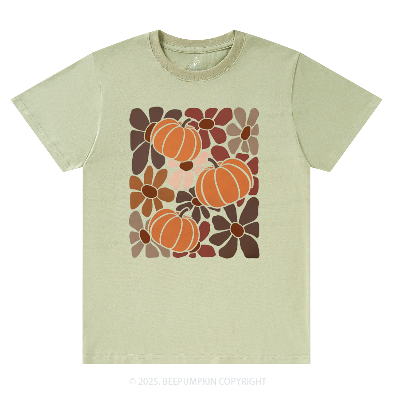 Boho Floral Fall T-Shirts Beepumpkin 