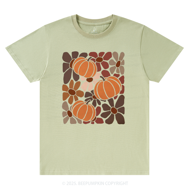 Boho Floral Fall T-Shirts Beepumpkin 