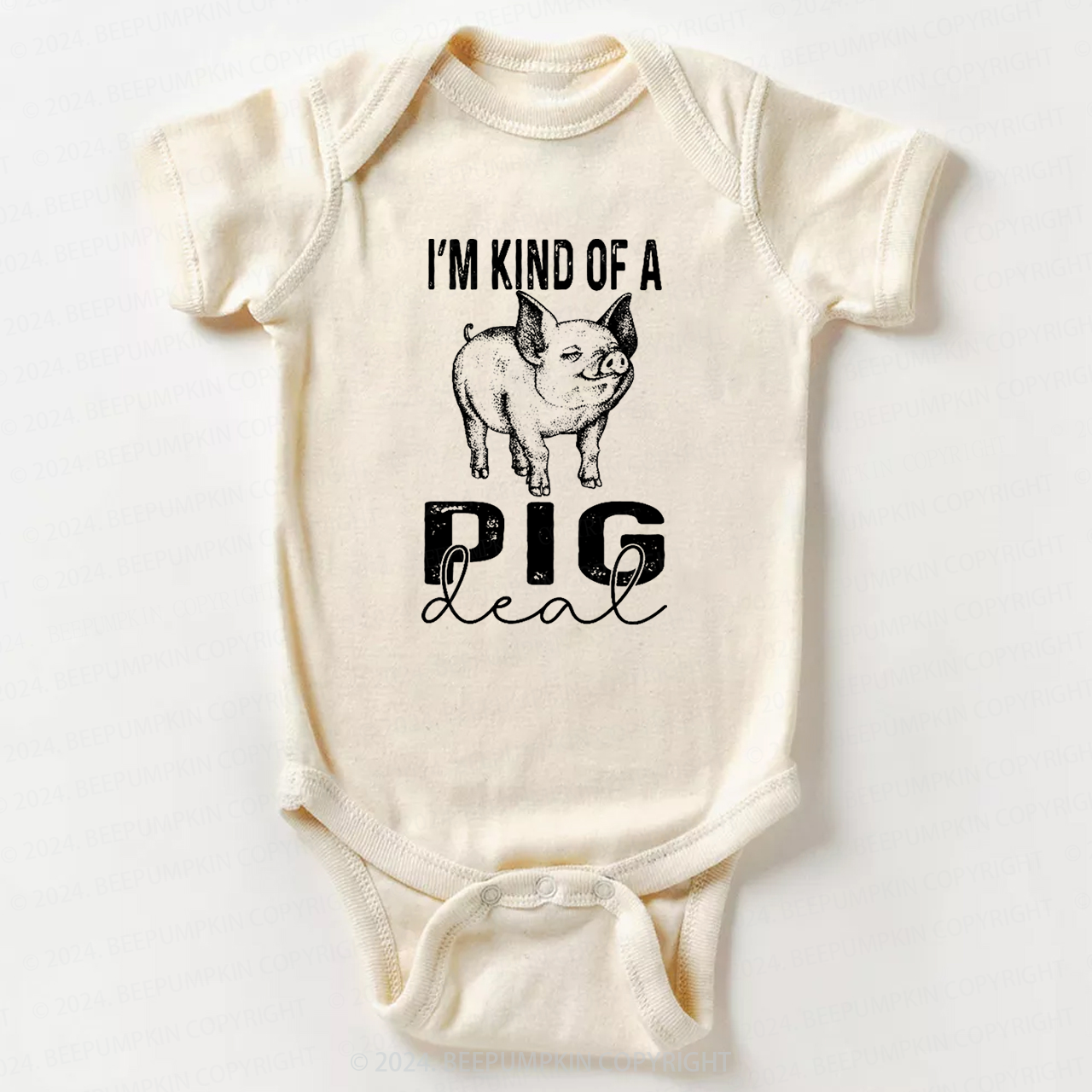 I'm Kind Of A Pig Deal Bodysuit For Baby 7