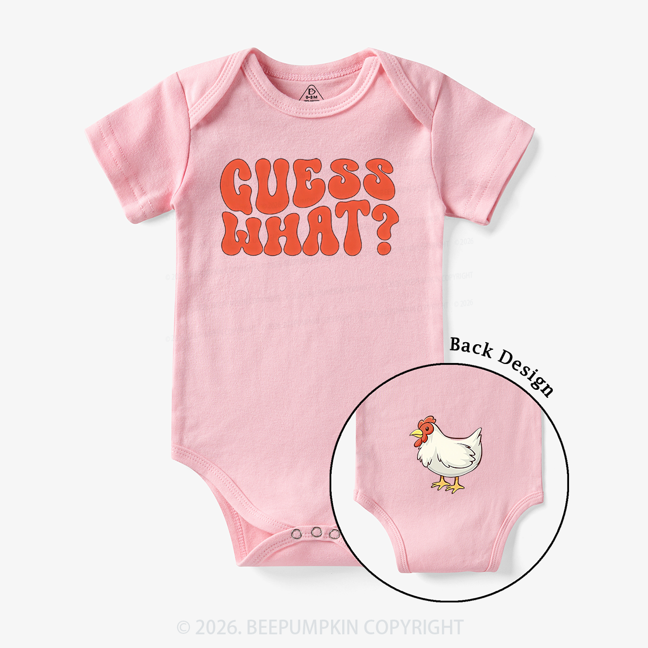 Guess What? Baby Bodysuit Beepumpkin