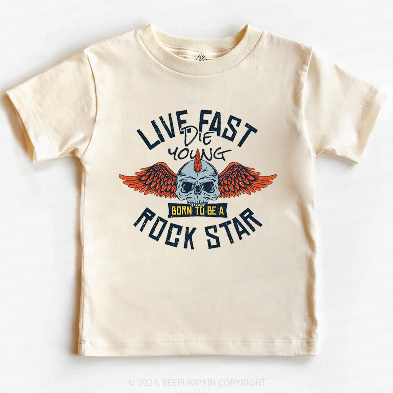 Wild And Free Rockstar Toddler&Kids Tees 8
