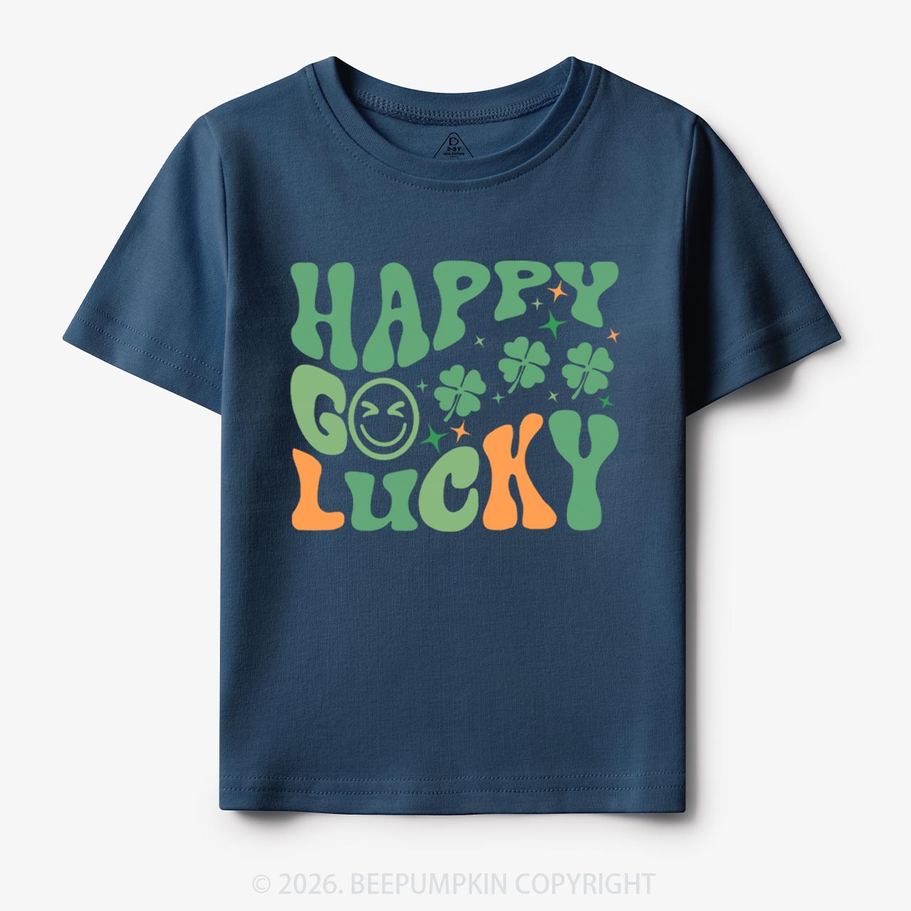 Happy Go Lucky Retro Toddler Shirt