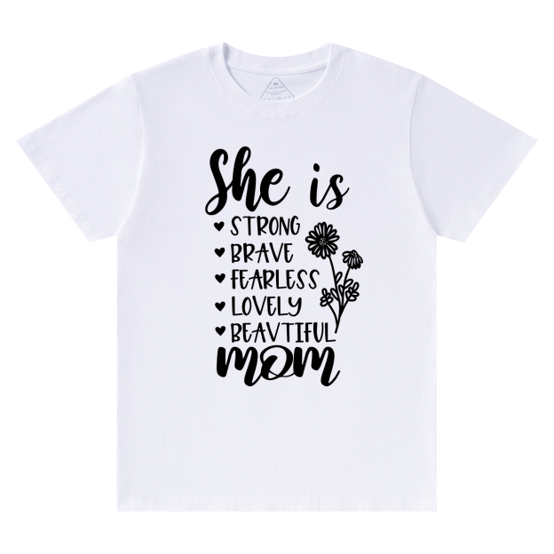 She Is Mom Gift Shirt