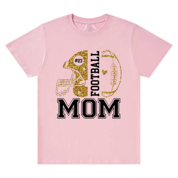 Personalized Football Mom T-Shirts Beepumpkin