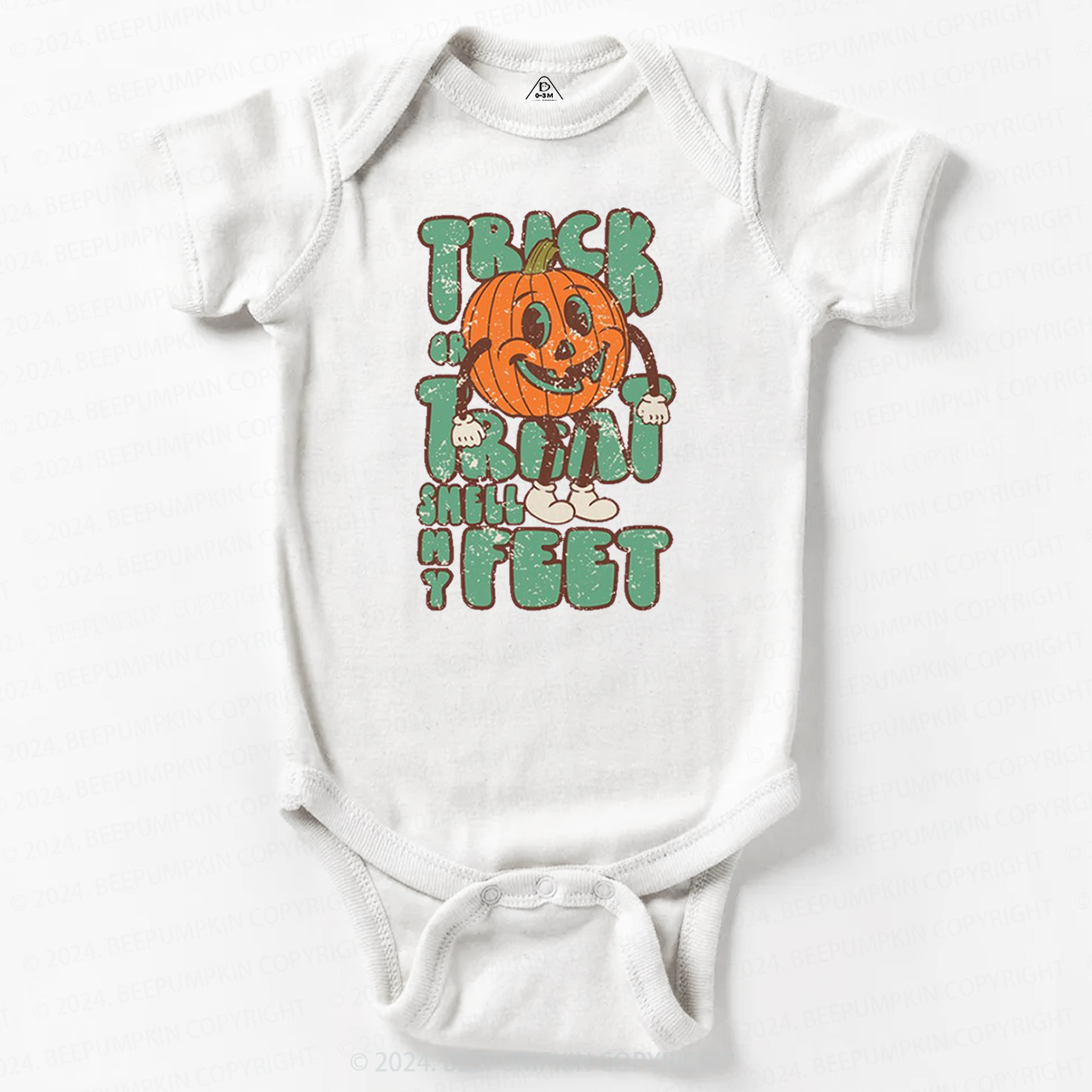 Trick Or Treat Smell My Feet Baby Bodysuits 